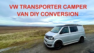 VW TRANSPORTER T51 CAMPER VAN CONVERSION SELF BUILD [upl. by Aileve395]