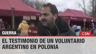 C5N en VIVO desde la FRONTERA entre UCRANIA y POLONIA [upl. by Nylecoj8]