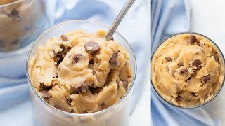 How to Make Edible Cookie Dough [upl. by Aerbma]