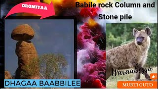 Dhagaa Baabbilee  Babile Rock Column [upl. by Atsed]