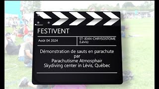 Parachutisme FESTIVENT 2024 [upl. by Auqenwahs]