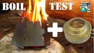 Vargo Hexagon  Trangia alcohol stove boil test [upl. by Danelle]