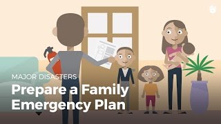 Prepare a Family Emergency Plan  Disasters [upl. by Edsel]