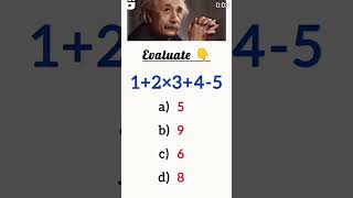 Maths Quizmaths iqtest studymaterial evaluate mathgames shorts ytshorts [upl. by Cleary]