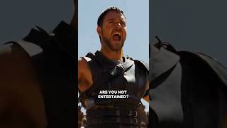 “Are You Not Entertained”  Gladiator 2000 shorts gladiator movieclips [upl. by Innad]