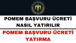 Pomem Başvuru Ücreti Nasıl Yatırılır  31 Dönem Pomem Başvuru Ücreti Yatırma [upl. by Hanfurd]