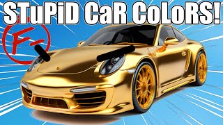 Ranking Every Car Color Paint Color Tier List [upl. by Haya]