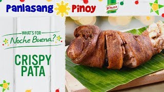 Super Crispy Pata Recipe with Yummy Sawsawan  Panlasang Pinoy [upl. by Laniger464]