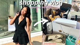 SHOPPING VLOG 🛍️ huge clothing haul fall essentials buying a new wardrobe  fit inspo [upl. by Eisserc]