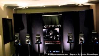 Emotiva Pro Airmotiv Loudspeakers RMAF 2011mp4 [upl. by Follmer]