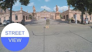 STREET VIEW in der Barockstadt Rastatt in GERMANY [upl. by Jezabelle140]