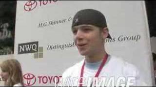 Max Thieriot Interview  RunWalk 07 [upl. by Llyrehc414]