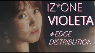 IZONE ✬ VIOLETA ✬ EDGE DISTRIBUTION [upl. by Mandel339]