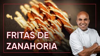 Receta Fritas de Zanahoria 🥕  Chef Piñeiro [upl. by Acirt]