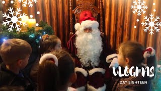 The kids met SANTA Day two at Center Parcs  VLOGMAS 2023 🎄  The Radford Family [upl. by Krute664]