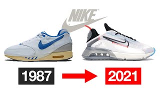 Lhistoire des NIKE AIR MAX évolution de 1987 à 2021 [upl. by Nelleeus]