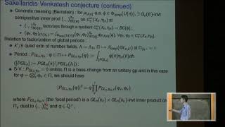 The Plancherel formula for L2GLnF\GLnE and applications…  Raphael BeuzartPlessis [upl. by Leighton]