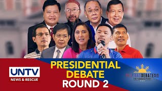 Presidential Debate Round 2 Comelec PiliPinas Debates 2022  April 3 2022 [upl. by Cassondra]