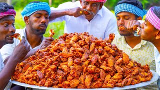 SPICY CHICKEN WINGS  Hot amp Sweet Chicken Recipe Cooking In Village  Spicy Honey Chicken Wings Fry [upl. by Nnayar]