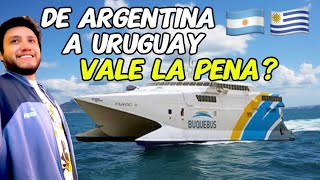 ASÍ ES CRUZAR DE ARGENTINA A URUGUAY EN BARCO  BUQUEBUS  Gustavo Eduardo [upl. by Eriha77]