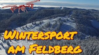 Skigebiet Feldberg im Schwarzwald mit Luftaufnahmen [upl. by Airekat131]