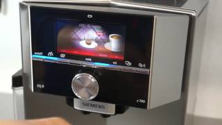 Siemens EQ9 s700 individualCoffee System speichert euer Profil [upl. by Aizahs]