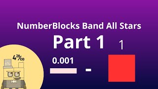 NumberBlocks Band All Stars Part 1 [upl. by Levenson]