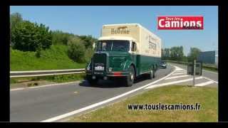 Camions de collection — Les rois de la route au pays des Chtis 2012  1re partie [upl. by Koerlin]