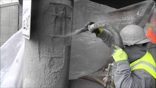 Phoscrete SG Dry Shotcrete Fast Gunite Concrete Repair [upl. by Pass766]