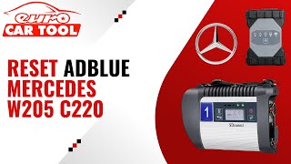 Reset Adblue Mercedes w205 C220  car diagnostic software [upl. by Hepzi]