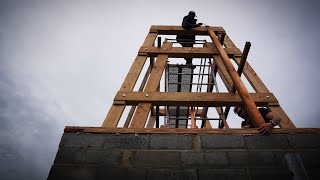 Framing turret windows [upl. by Gudrin]