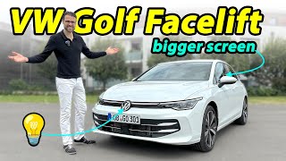 VW Golf facelift driving REVIEW  is the Golf back [upl. by Murvyn]