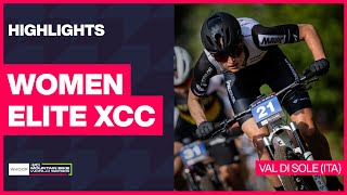 Val di Sole  Women Elite XCC Highlights  2024 WHOOP UCI Mountain Bike World Cup [upl. by Itirahc597]