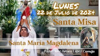 âœ… MISA DE HOY lunes 22 de Julio 2024  Padre Arturo Cornejo [upl. by Rutter252]