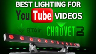 BEST Lighting for YOUTUBE Videos 👉 Chauvet COLORband T3 BT REVIEW [upl. by Raji]