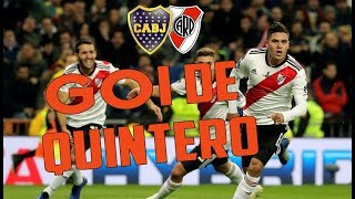 Reacciones gol de Quintero River 3 Boca 1 [upl. by Adirahs141]