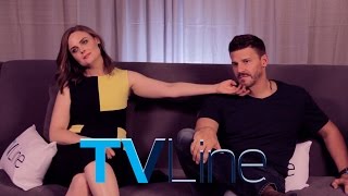 quotBonesquot Stars Emily Deschanel amp David Boreanaz at ComicCon 2014  TVLine [upl. by Notgnillew952]