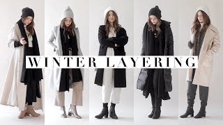 Layering Winter Outfits  How to Style Winter Clothing [upl. by Ru432]