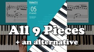 TRINITY Grade 5 Piano 201820 All 9 Pieces [upl. by Edy]