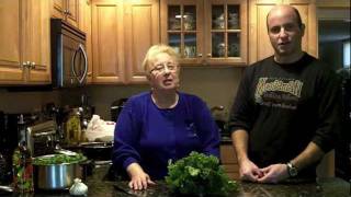 Cooking with Mama Lombardo Broccoli Rabe Episode 14 [upl. by Sochor99]