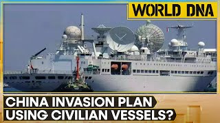 TaiwanChina tensions China preparing armada of ferries to invade Taiwan says Report  World DNA [upl. by Morris]