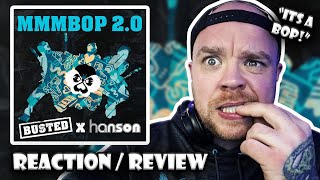 BUSTED f HANSON  MMMBOP 20  REACTION  REVIEW [upl. by Inuat]