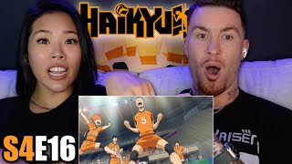 quotMy Favorite Match So Farquot  Haikyuu Reaction S4 Ep 16 [upl. by Attenaej]