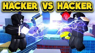 HACKER VS HACKER IN JAILBREAK ROBLOX Jailbreak [upl. by Penelope857]