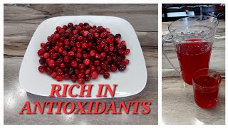 HOW TO MAKE CRANBERRY JUICE A SUPER JUICE [upl. by Dorolice]