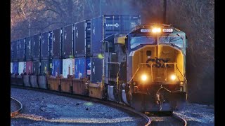 CSX 4531 Leads CSX 117 Mixed Freight Wampum PA 2 2024 [upl. by Oletta592]