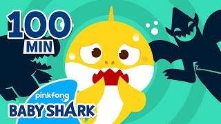 Baby Shark is afraid of Spooky Monsters  Compilation  Song and Story  Baby Shark Official [upl. by Leuqer]