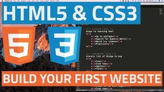 HTML5 and CSS3 beginner tutorial 2  Creating your first website [upl. by Schaumberger]