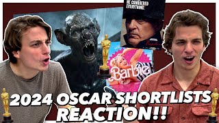 2024 Oscar Shortlists Reaction [upl. by Vanhook]