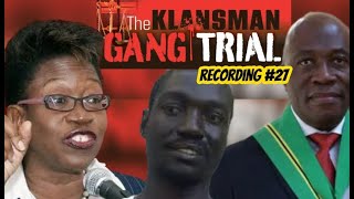 Klansman GANG TRIAL  recording 27 of the klansman gang trial held in Jamaica high court [upl. by Phemia]